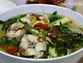 Canh chua cá bớp