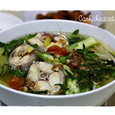 Canh chua cá bớp