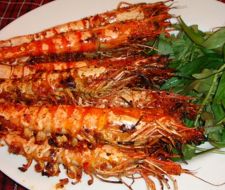 Tôm nướng muối ớt