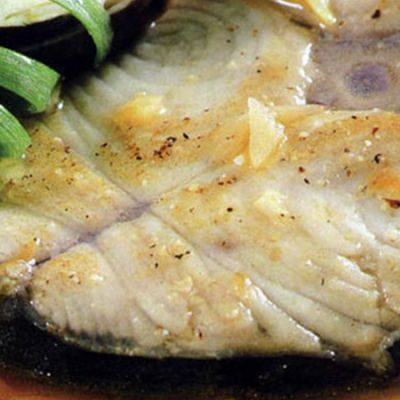 Cá thu hấp mỡ hành